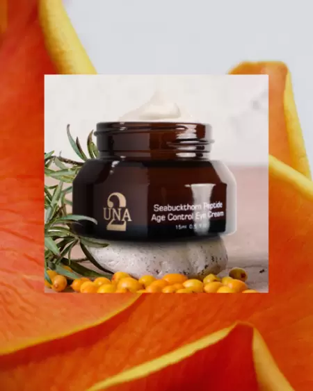 Crema para los ojos de control de edad con péptidos de espino cerval de mar